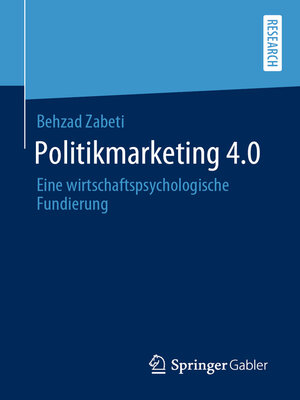 cover image of Politikmarketing 4.0